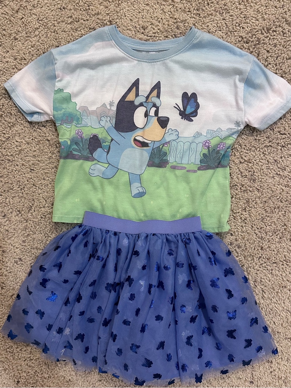 Carter's Light Blue Graphic Tee